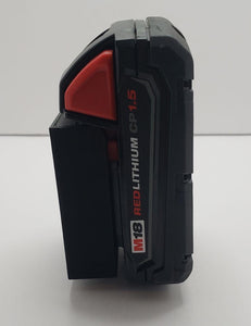 Wall or Shelf Mount Locking Battery Holder for Milwaukee™  M18 Battery