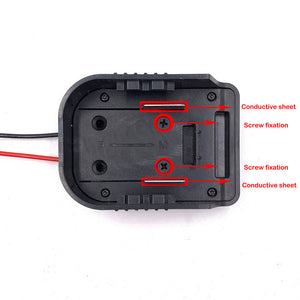 Battery Connector For Makita 18v Max Battery To Dock Power 14AWG Robotics