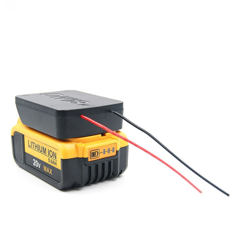 DeWalt DCB20x Battery Power Dock Adapter - 16AWG Wired For Power Wheels & Projects