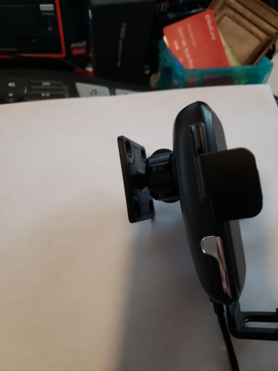 Wall Mount for Qi Car Charger Fat